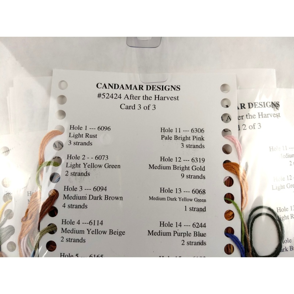 Candamar Designs Gold Collection Counted Cross Stitch Kit After The‎ Harvest NEW - Picture 12 of 16
